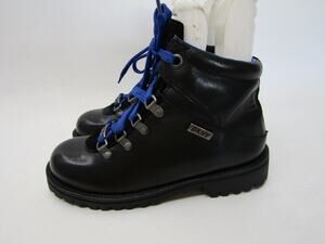 DKNY Womens Size 6 M Black Leather Laces Ankle Fashion Boots Bootie